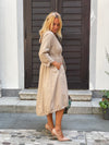 Transitional Coat with elastic waistband