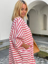 Thin Striped Coat Wendy Trendy