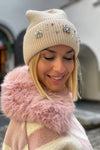 Perla wool blend glitter hat in multiple colors