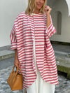 Thin Striped Coat Wendy Trendy