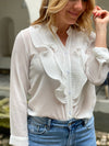 Blouse with ruffles in several colors