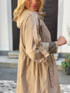 Transitional Coat with buckles in multiple colors