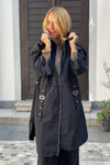 Transitional Coat with buckles in multiple colors