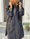 Transitional Coat with buckles in multiple colors