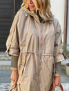 Transitional Coat with buckles in multiple colors