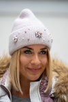 Perla wool blend glitter hat in multiple colors