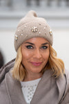 Perla wool blend glitter hat in multiple colors