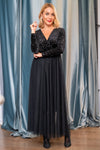 Dress with elastic waist