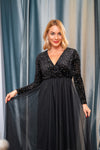 Dress with elastic waist