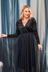 Dress with elastic waist