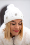 Perla wool blend glitter hat in multiple colors