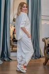 Oversize Trenirka Komplet Pulover+Hlače v več barvah bombaž mix