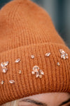 Hat with glitter patches Crystal