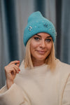 Perla wool blend glitter hat in multiple colors