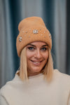 Perla wool blend glitter hat in multiple colors