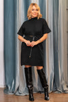 Viscose Dress with belt in multiple colors