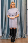 Viscose Dress with belt in multiple colors