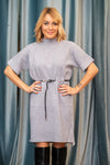 Viscose Dress with belt in multiple colors