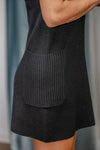 Ray dress with short sleeves and side pocket