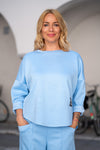 Oversize Trenirka Komplet Pulover+Hlače v več barvah bombaž mix