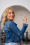 Jeans Jakna z gumbi