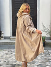 Transitional Coat with elastic waistband