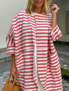 Thin Striped Coat Wendy Trendy