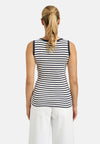Bombažna Črtasta Majica brez rokavov Smith&Soul