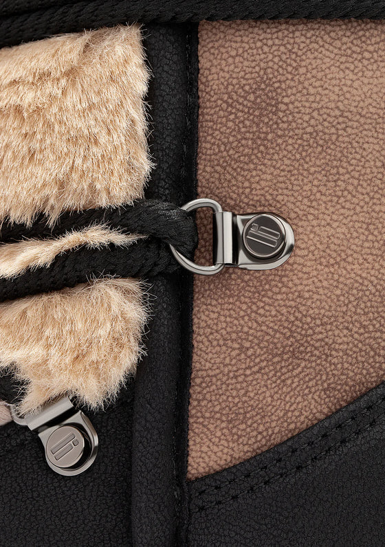 D. Franklin Škornji Nordic Trk Fur Gradient Black