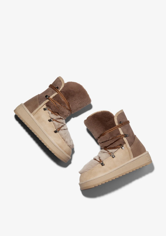 D. Franklin Škornji Nordic Trk Fur Gradient Taupe