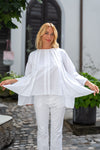 Bela Bluza z naborki Wendy Trendy