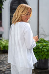 Bela Bluza z naborki Wendy Trendy