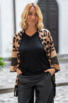 Pletena Jopica z leopardjim vzorcem