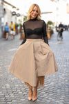 Asymmetrical Skirt in Multiple Colours