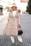 Long jacket with hood