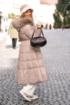 Long jacket with hood