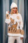 Božični Pulover Bambi v več barvah