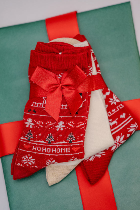 Set of Christmas Stockings 3 pairs