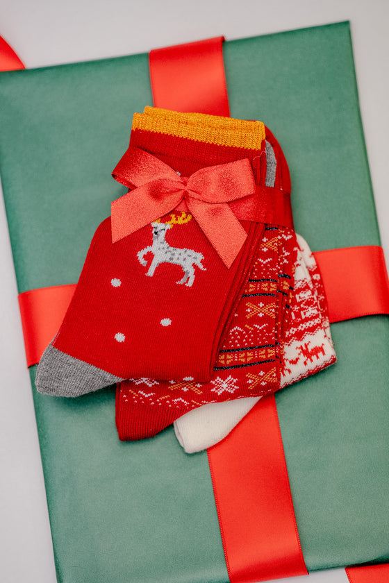 Set of Christmas Stockings 3 pairs