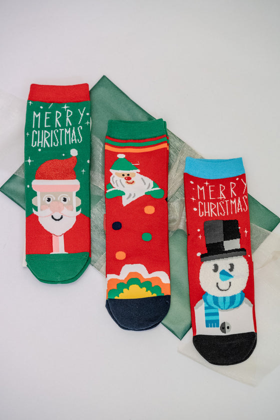 Set of Christmas Stockings 3 pairs
