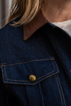Denim Jakna z pasom