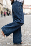 Jeans Hlače s širokimi hlačnicami