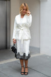 Eleganten Blazer z pasom