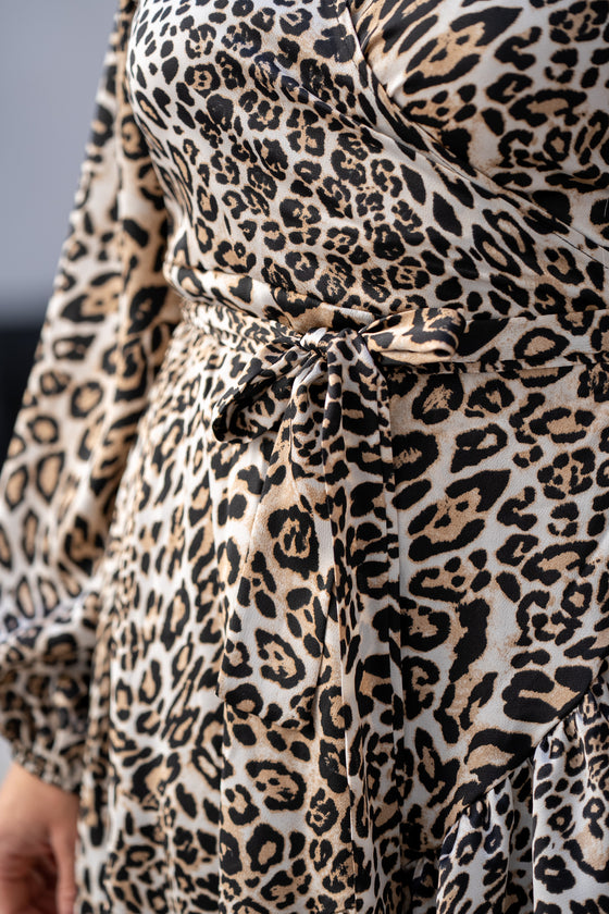 Leopard Obleka na preklop