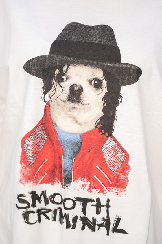 Bombažna Oversize Majica Smooth Criminal