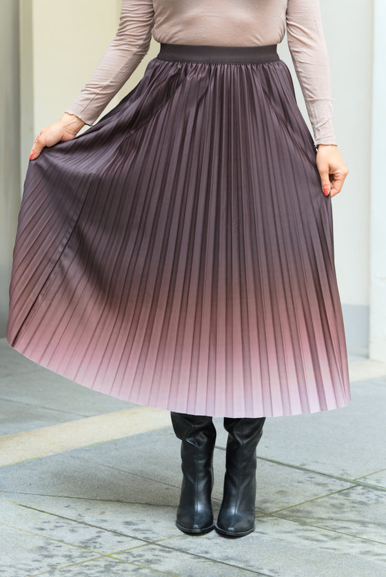 Plisirano Midi Krilo v več barvah