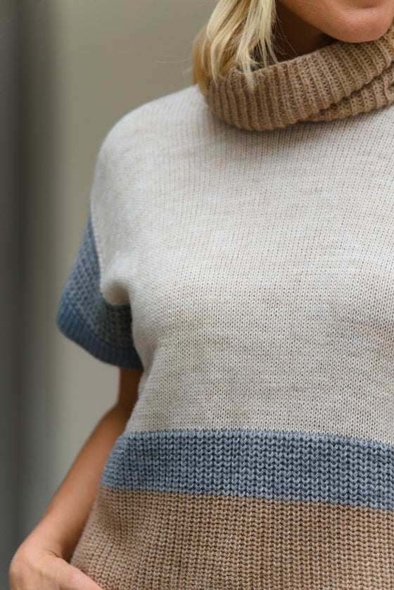 Pleten Pulover s kratkimi rokavi