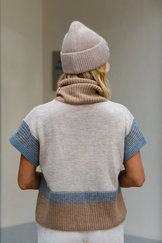 Pleten Pulover s kratkimi rokavi