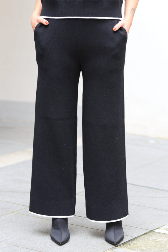 Pleten Komplet Hlače in Pulover v več barvah