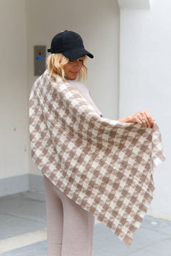 Sparkling Plaid Scarf